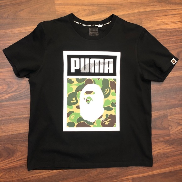 puma bape t shirt